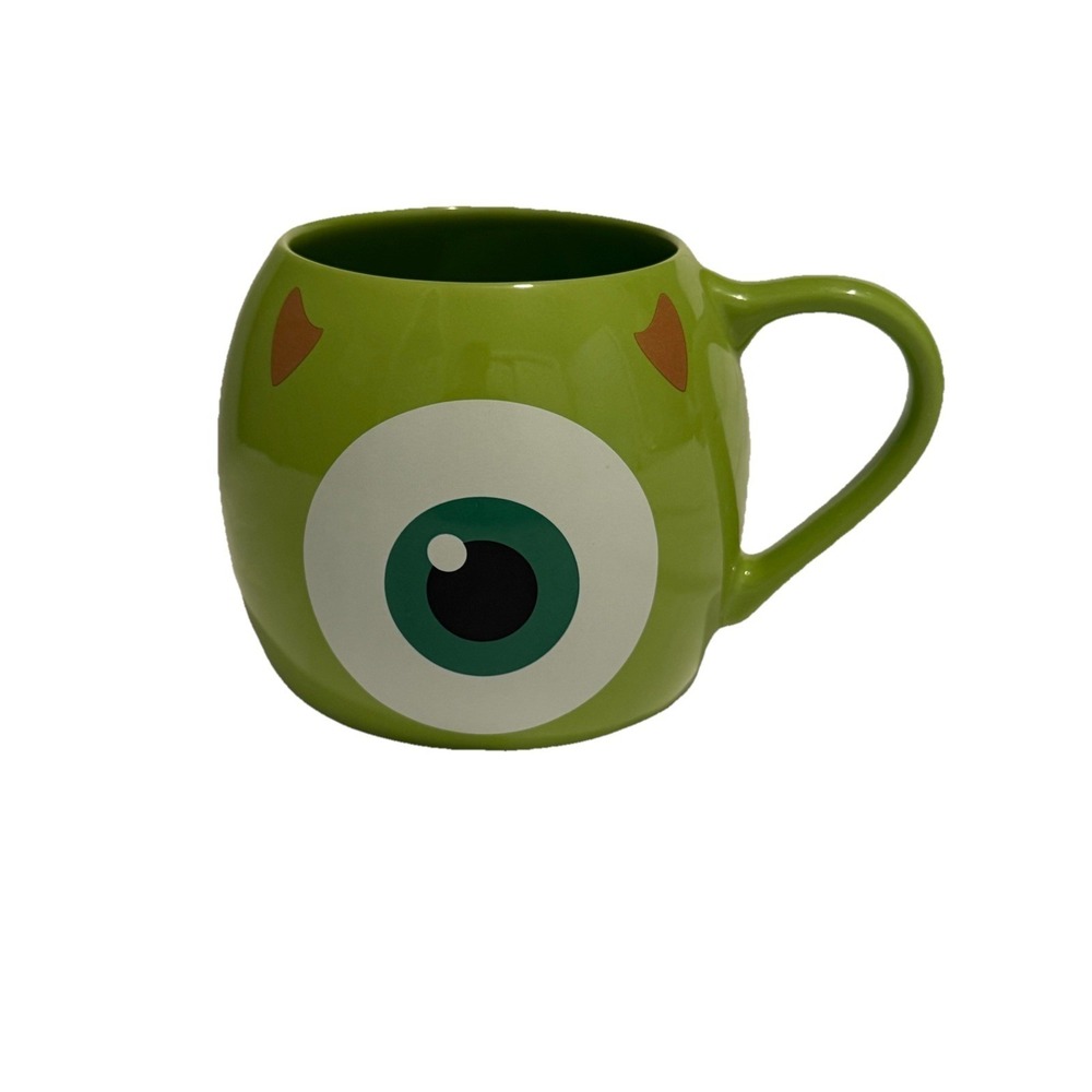 2025 Disney Monsters Inc Mike Wazowski Big Mouth Ceramic Coffee Mug BIG 29oz.